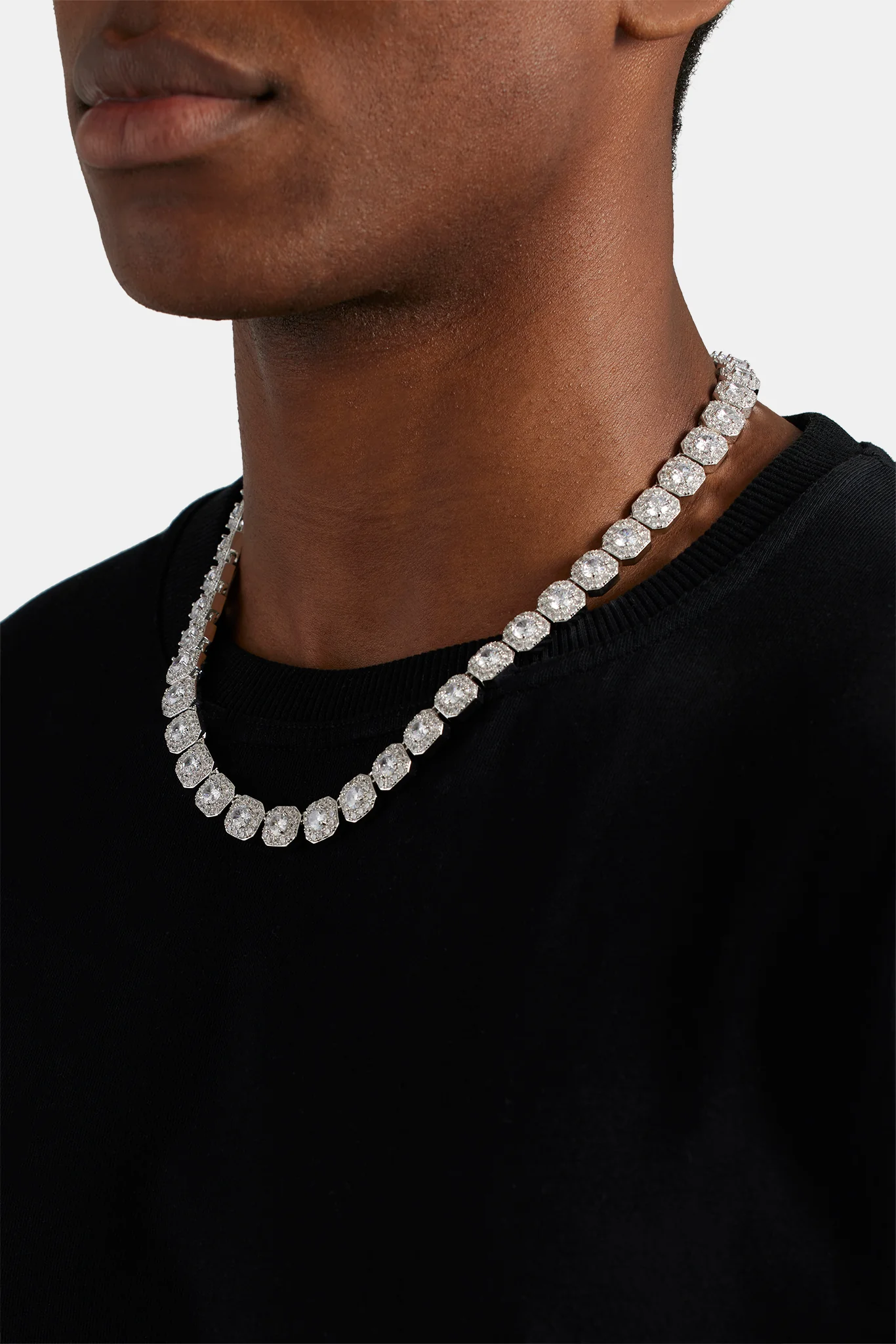 10mm Clustered Tennis Chain - Image 4