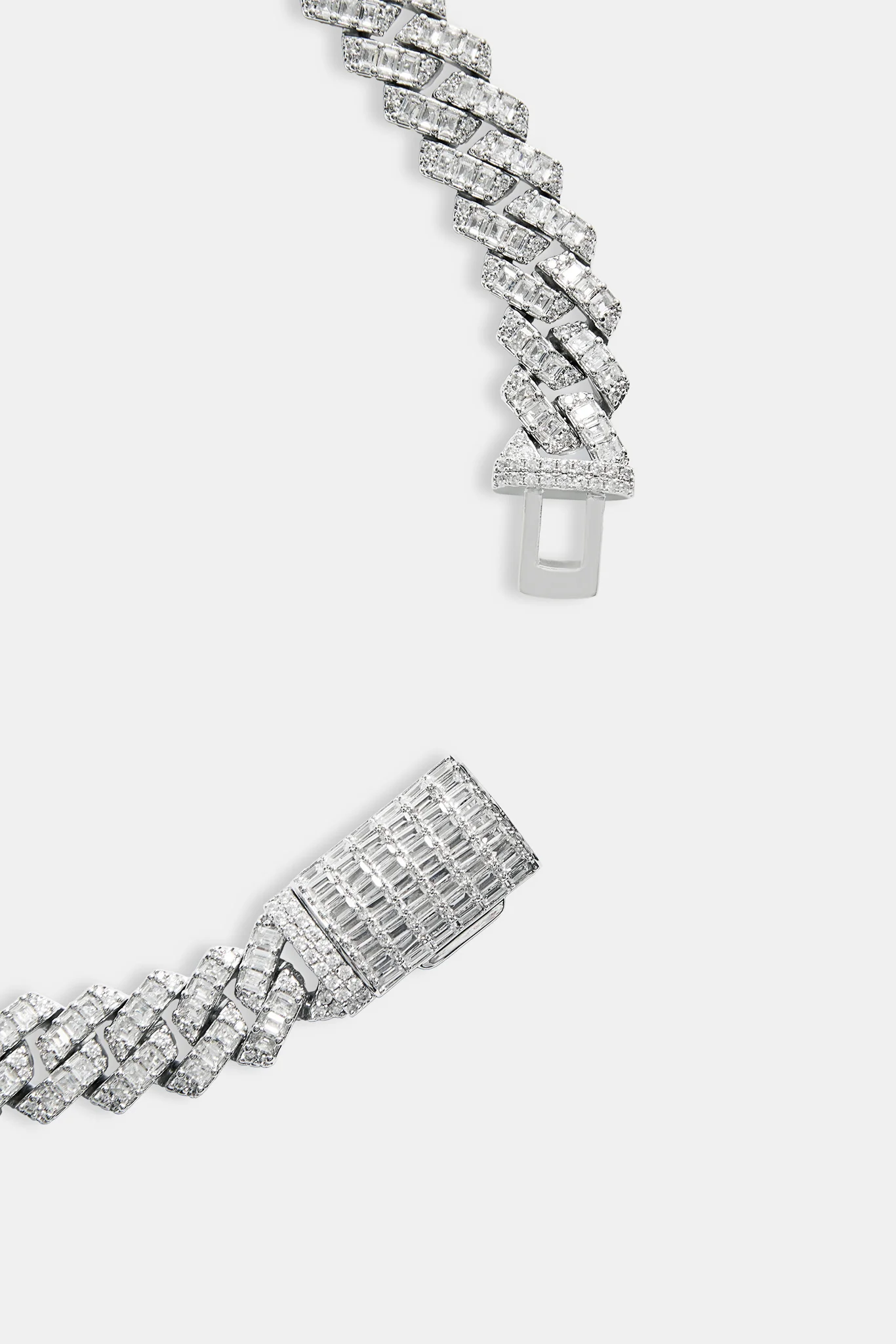 14mm Baguette Prong Cuban Chain - Image 5