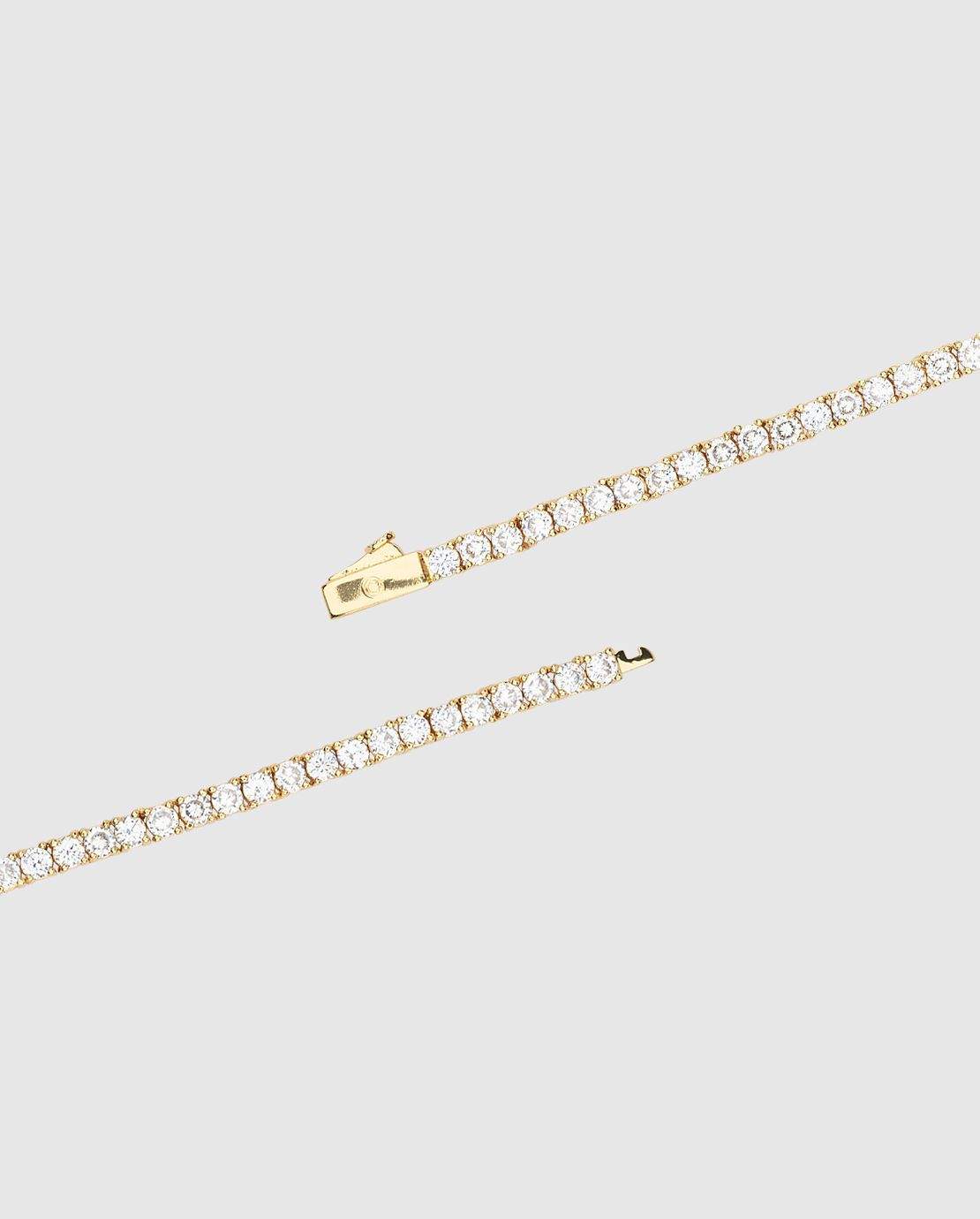 Tennis Bracelet - 3mm Gold - Image 3