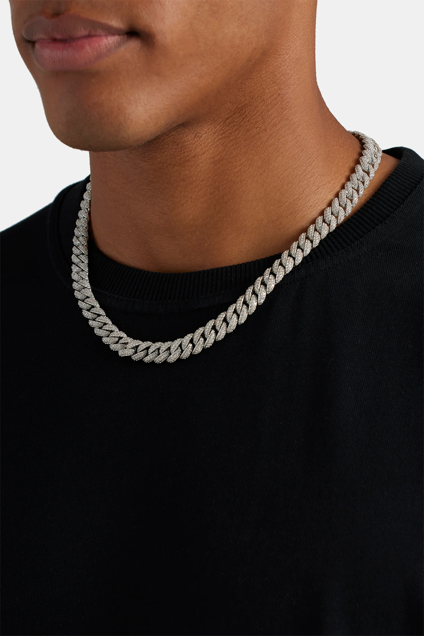 8mm Iced Cuban Link Chain - Image 4