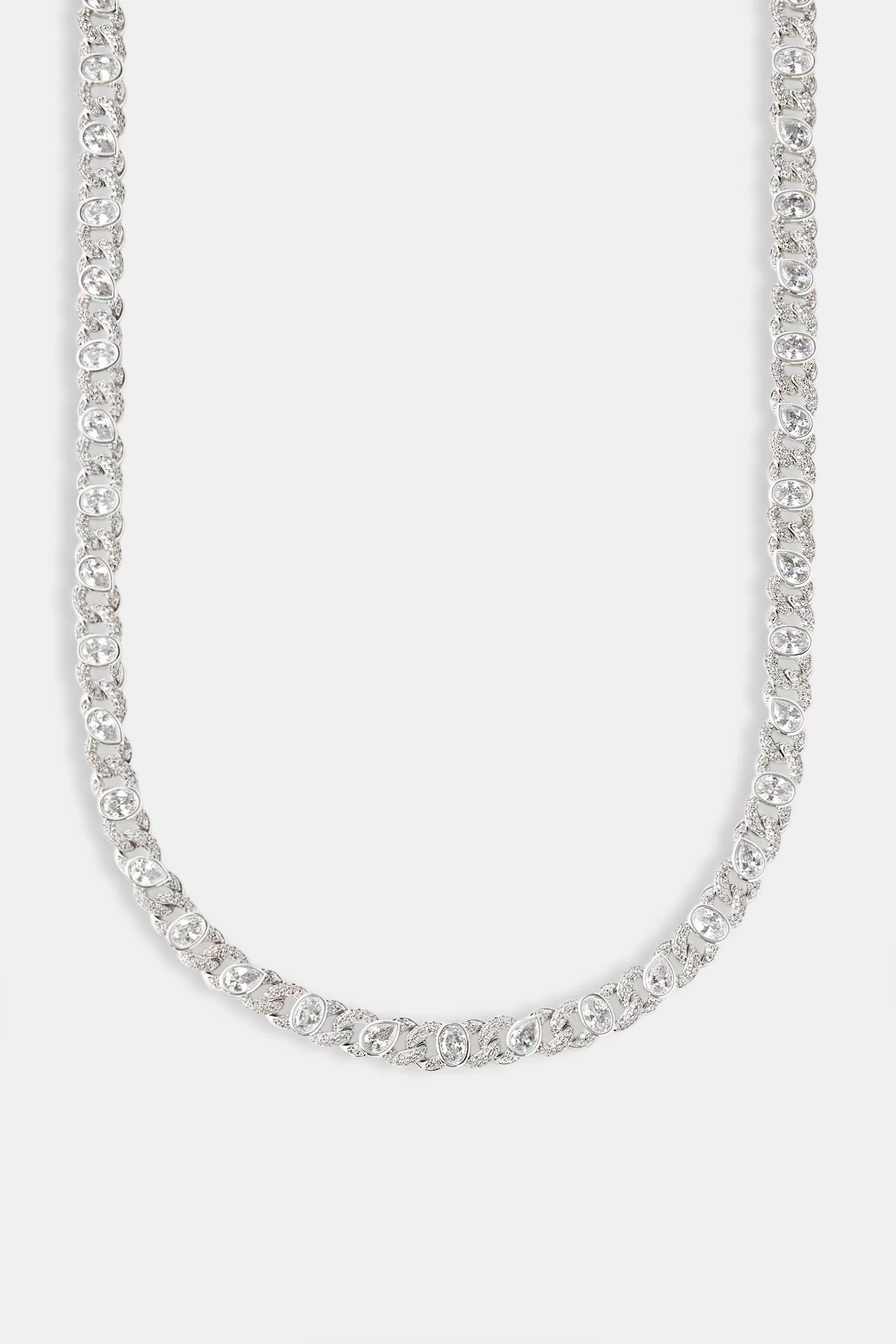 Iced Cuban Gemstone Link Chain - 8mm - Image 3