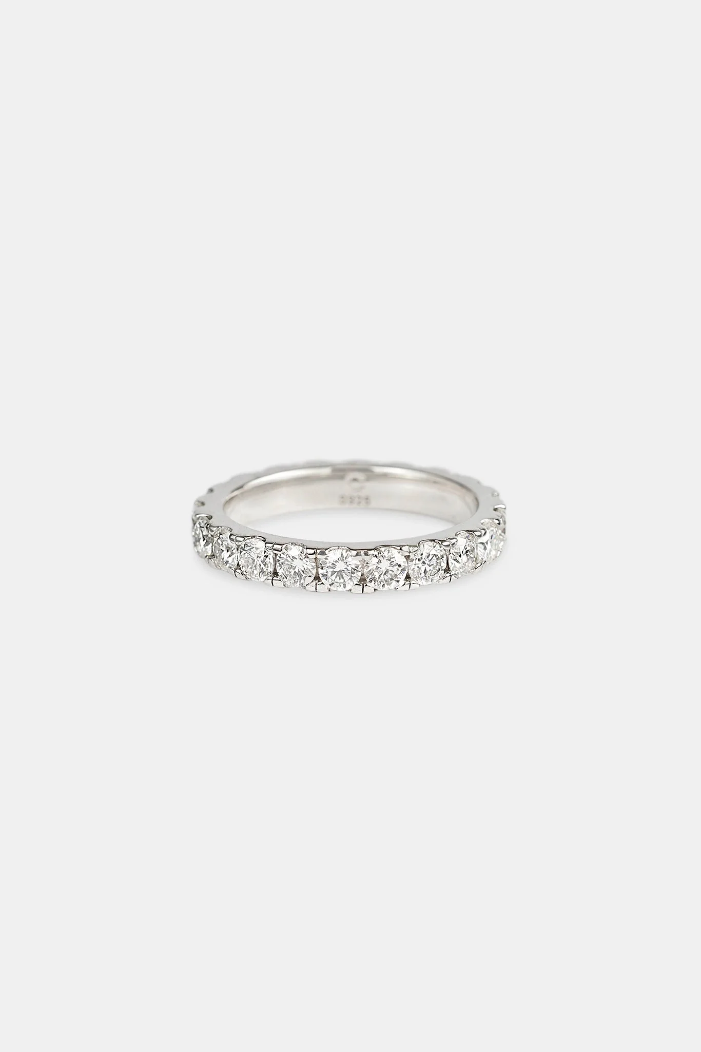 Moissanite Tennis Ring - 3mm - Image 3