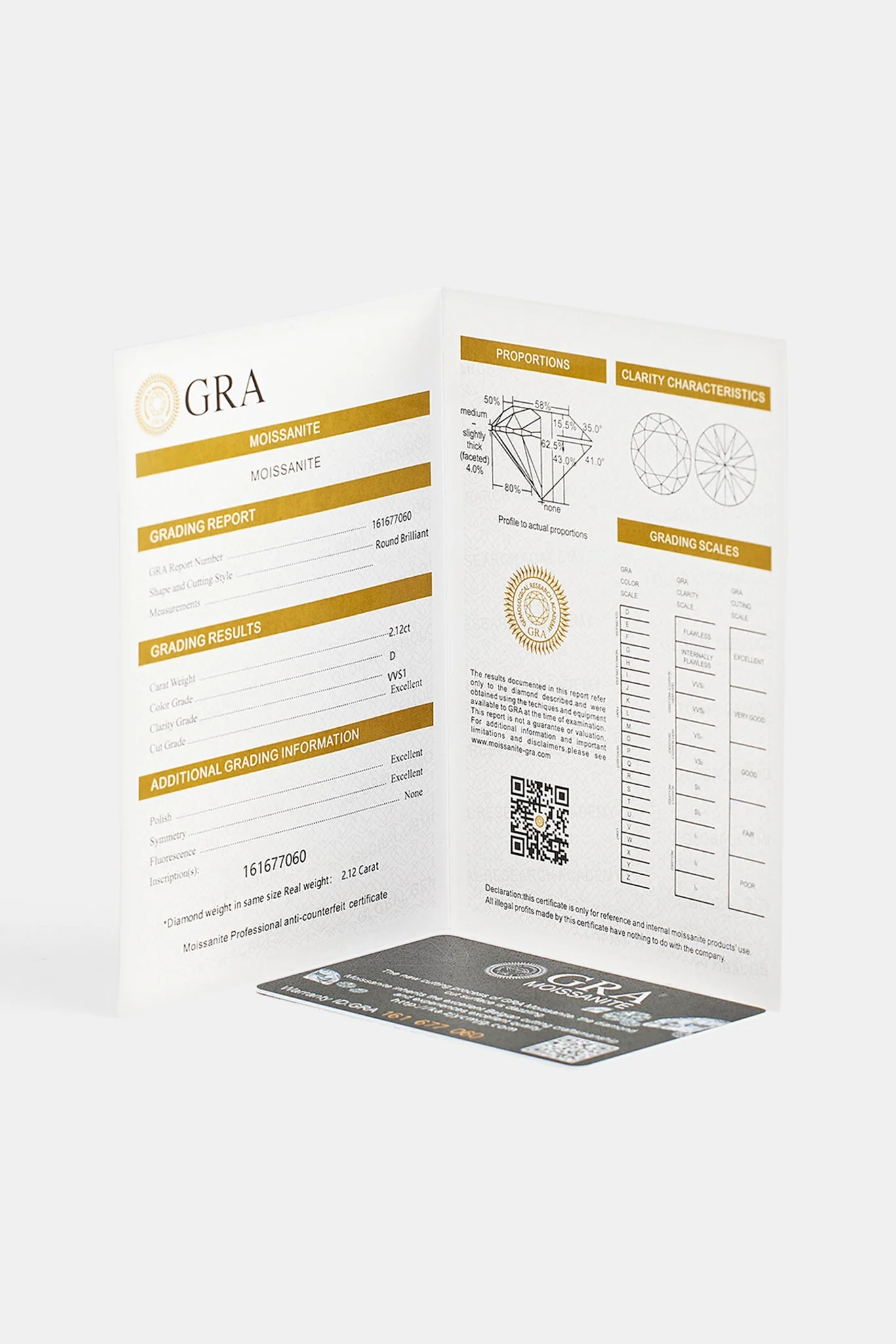 Moissanite Tennis Ring - 3mm - Image 4