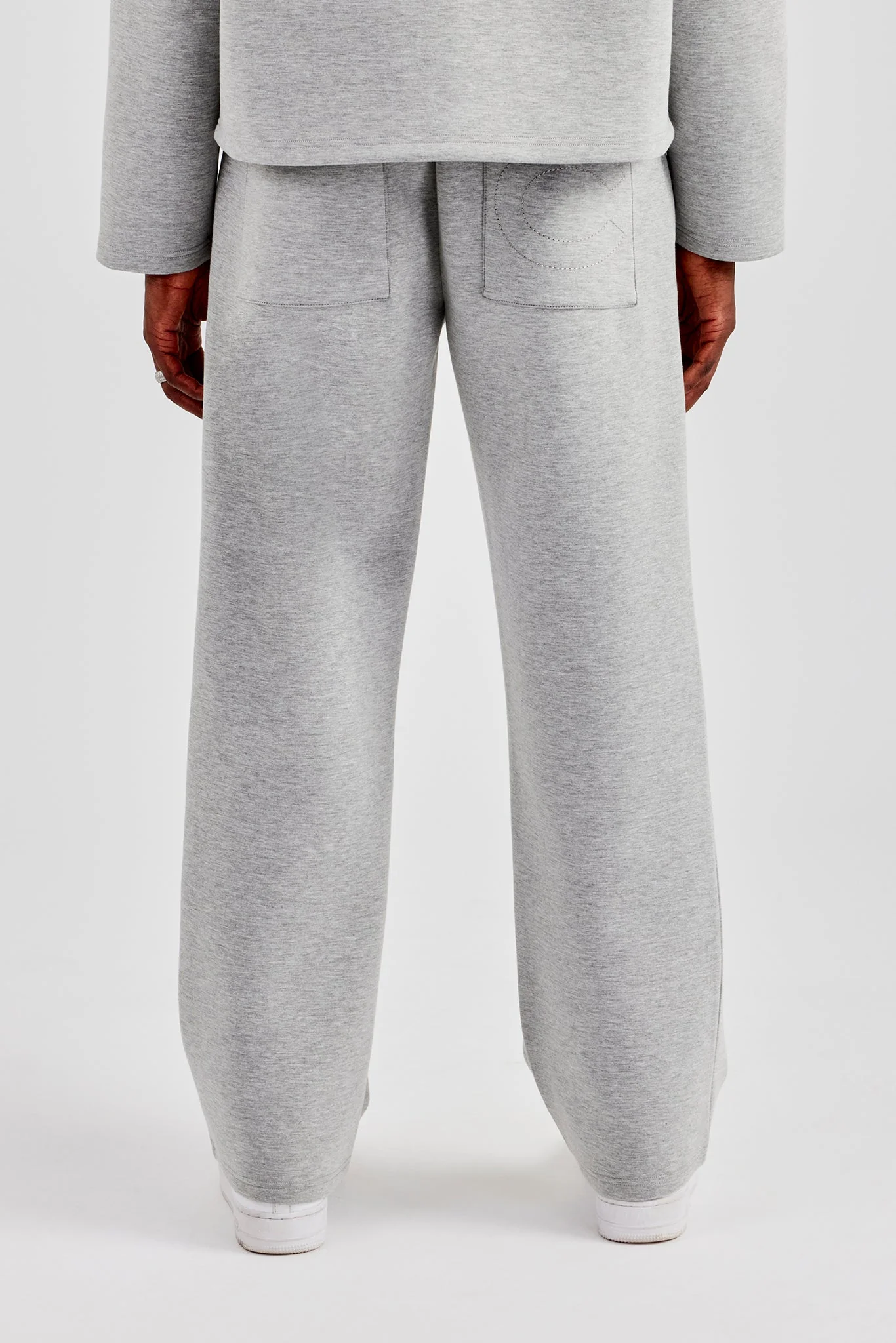 Relaxed Scuba Trouser - Grey - Image 3