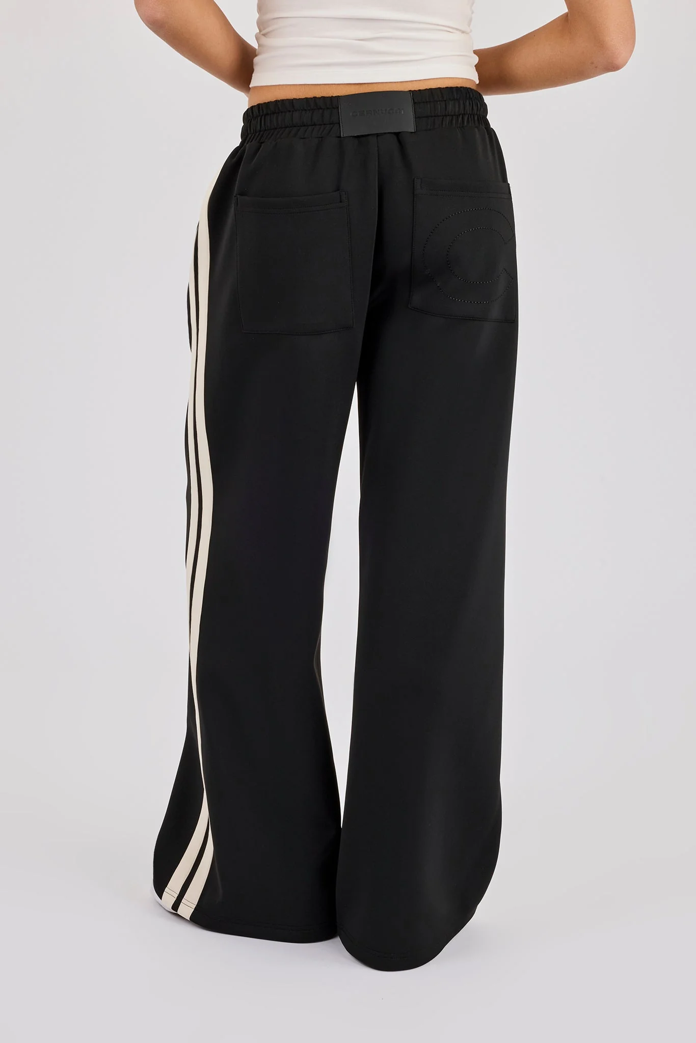 Super Baggy Taping Pant - Black - Image 3