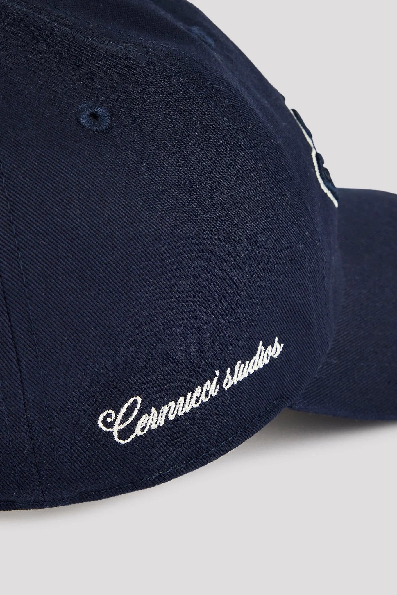 Womens Embroidered Cap - Navy - Image 5